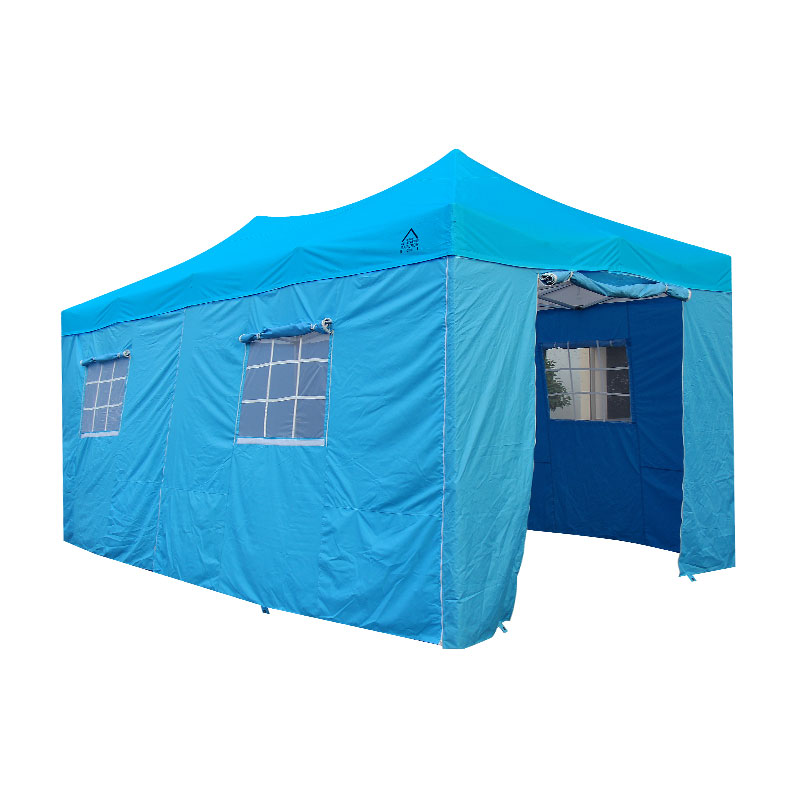 300G Polyester PVC potiahnutý hliníkový rám skladacieho altánku