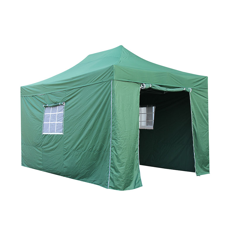 300G Polyester PVC potiahnutý hliníkový rám skladacieho altánku