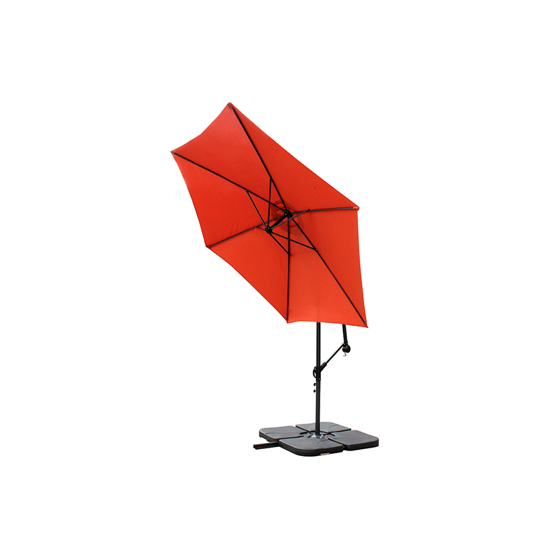 Patio Umbrella Solar -Pohatená otáčanie 360degrees