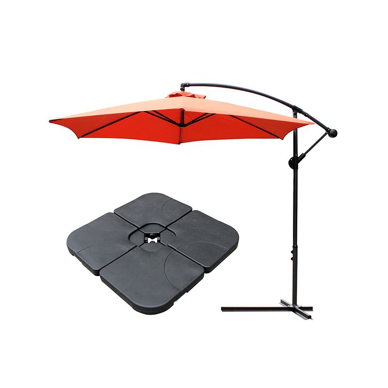 Patio Umbrella Solar -Pohatená otáčanie 360degrees