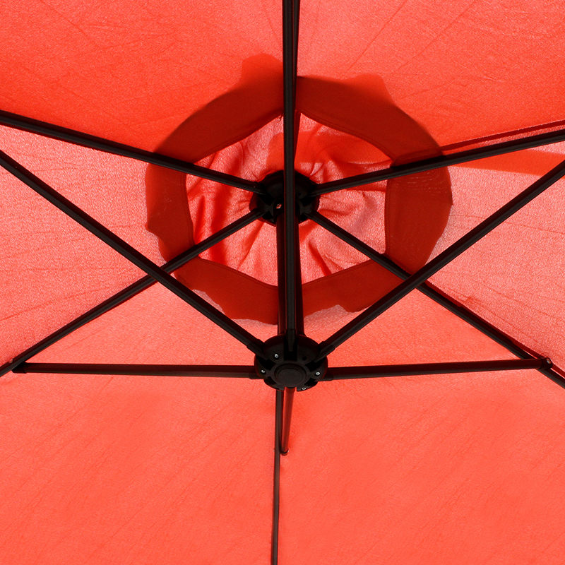 Patio Umbrella Solar -Pohatená otáčanie 360degrees